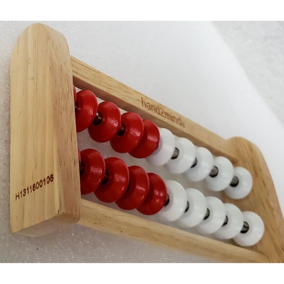 hand2mind Mini Rekenrek 20-Bead Math Counting Frame Tool for Early Learning - Picture 2 of 10